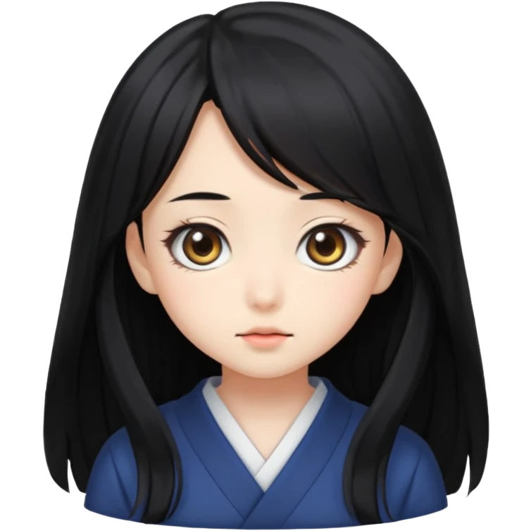 Japanese anime girl cute emoji
