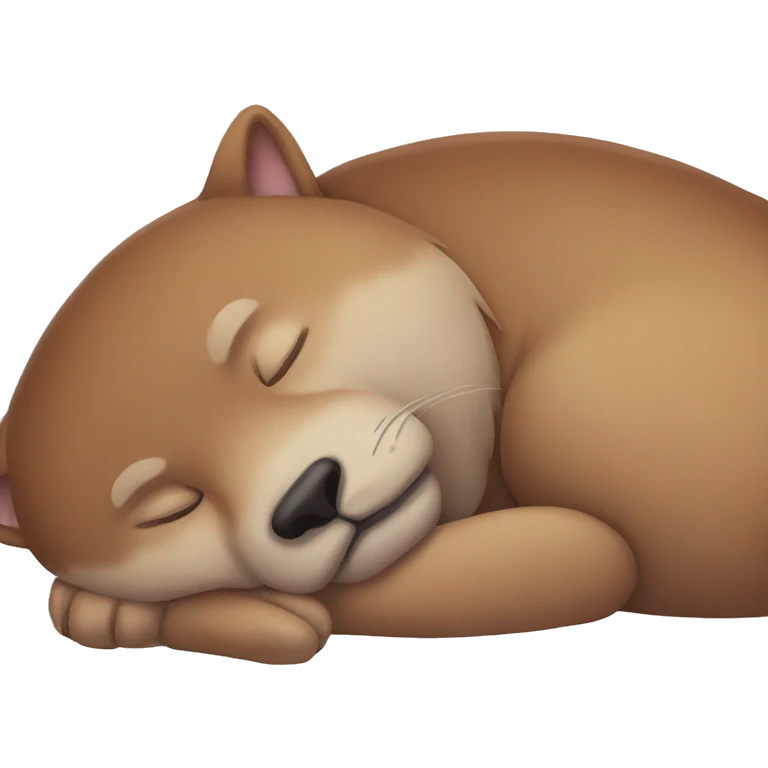 Sleeping animal emoji