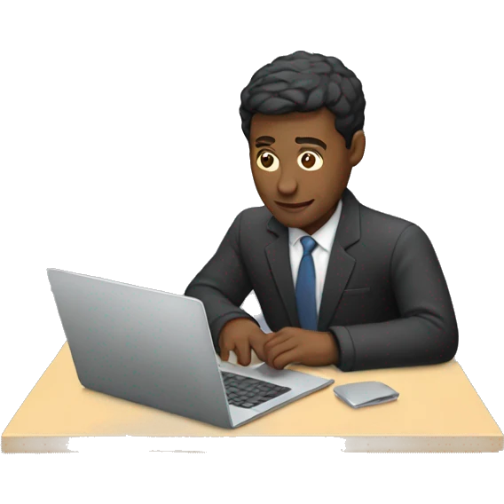 Man with laptop  emoji