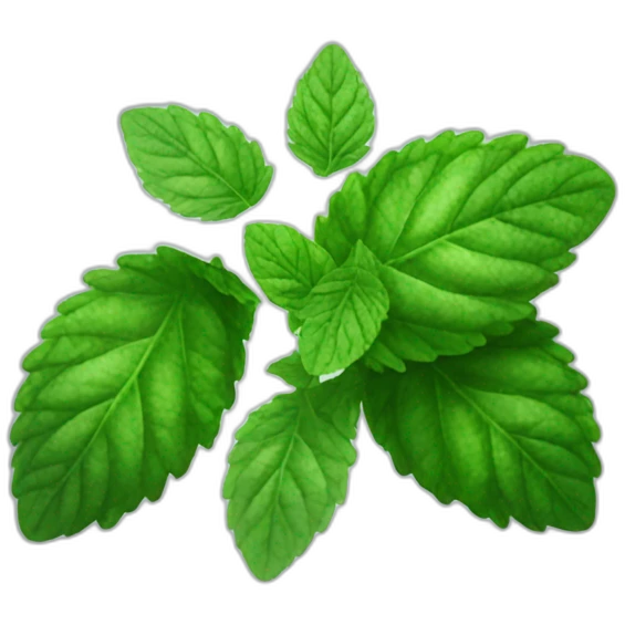 peppermint leaves emoji