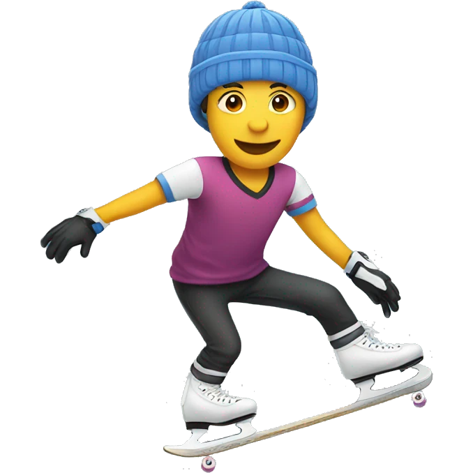 Ping skating  emoji