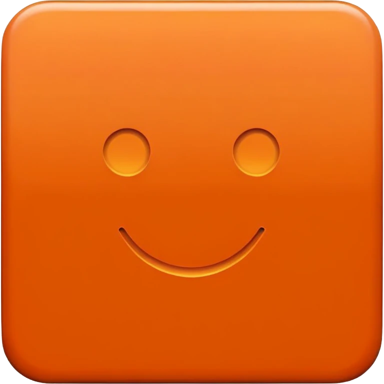 dark orange square emoji