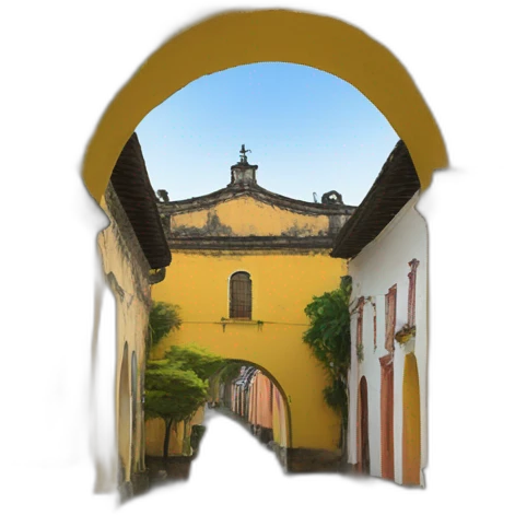 Antigua guatemala yellow Arch emoji