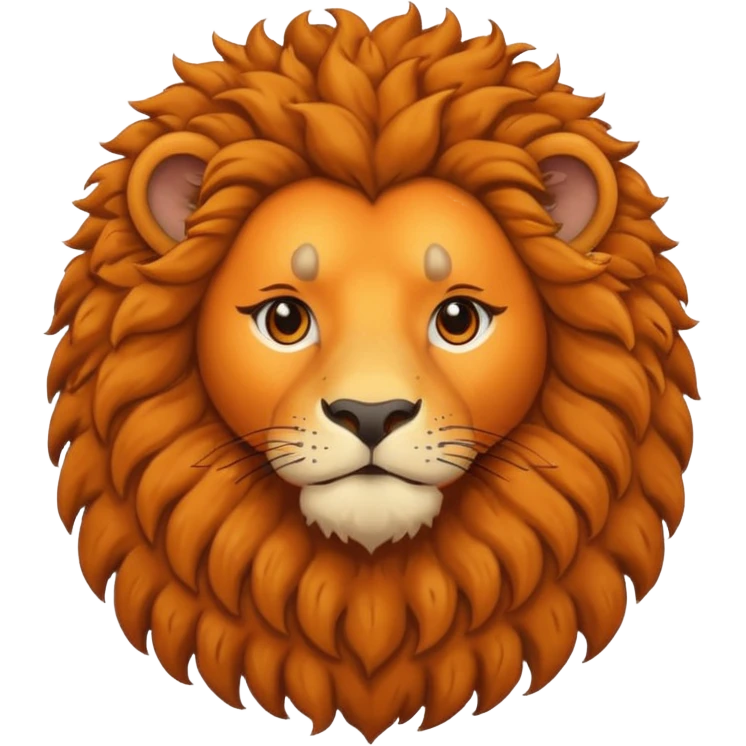 curly lion with jersey emoji