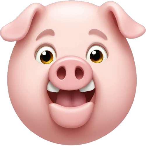 Pig thumb emoji