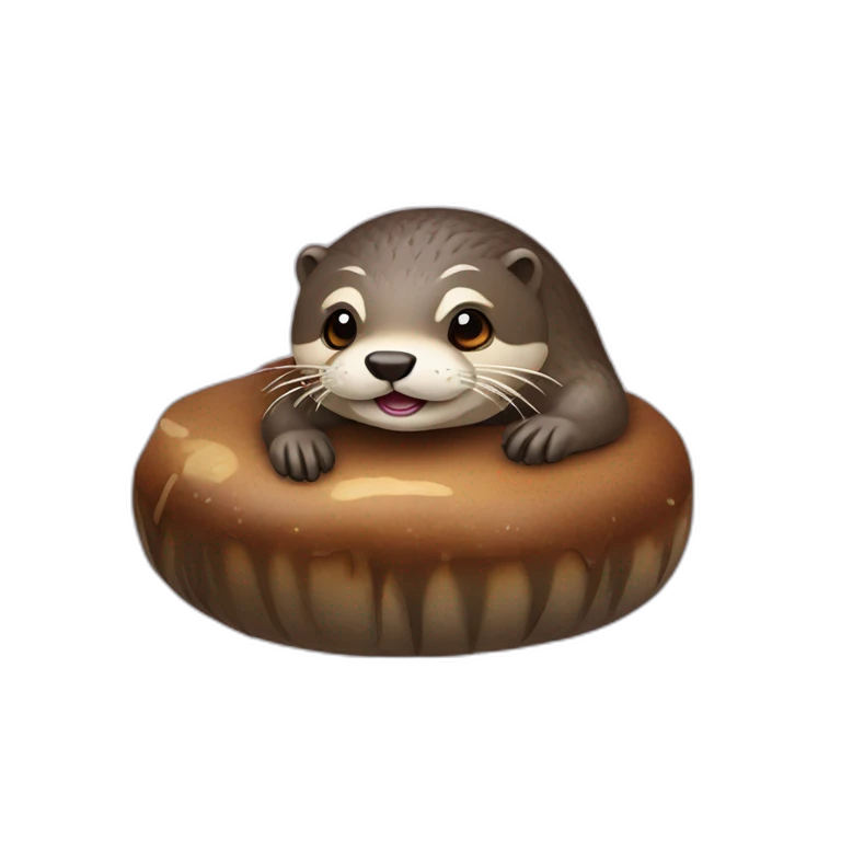 loutre sur tortu emoji