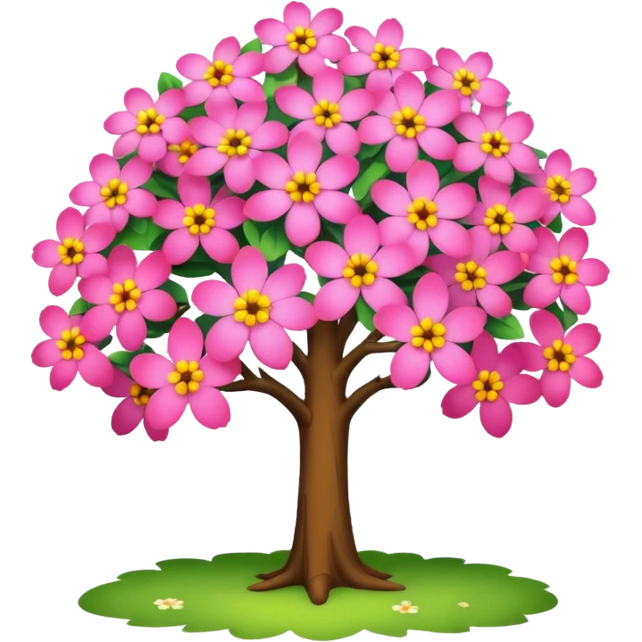 Arbre à fleur emoji