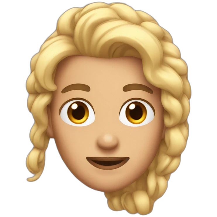 wiggling brows emoji
