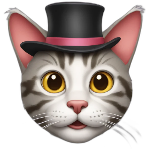 Cat in the hat emoji
