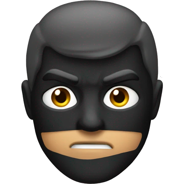 Robin Batman face emoji emoji