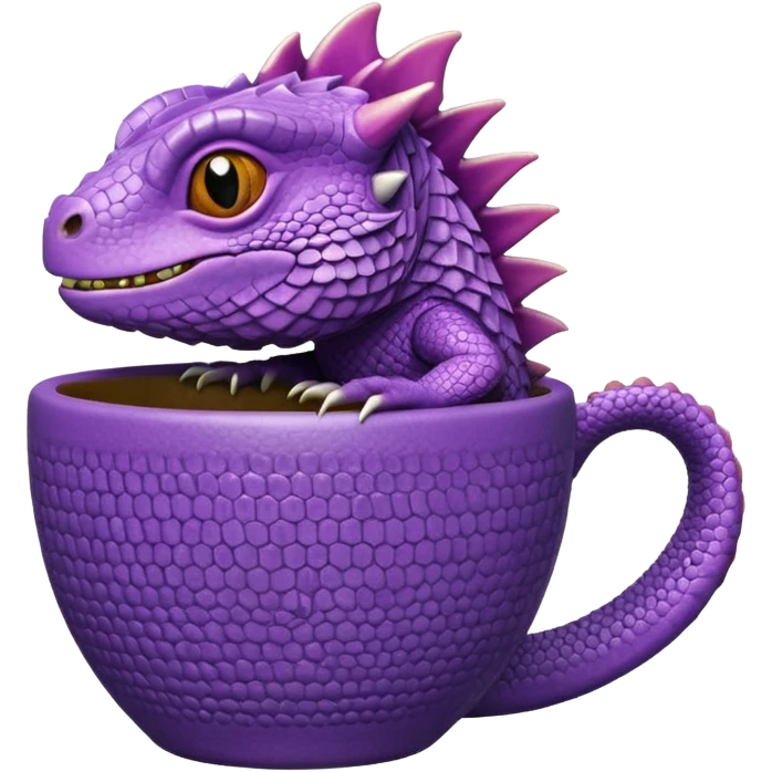 purple iguana cup emoji