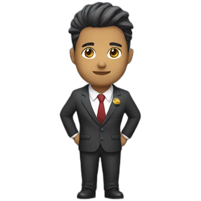 Persona con traje emoji
