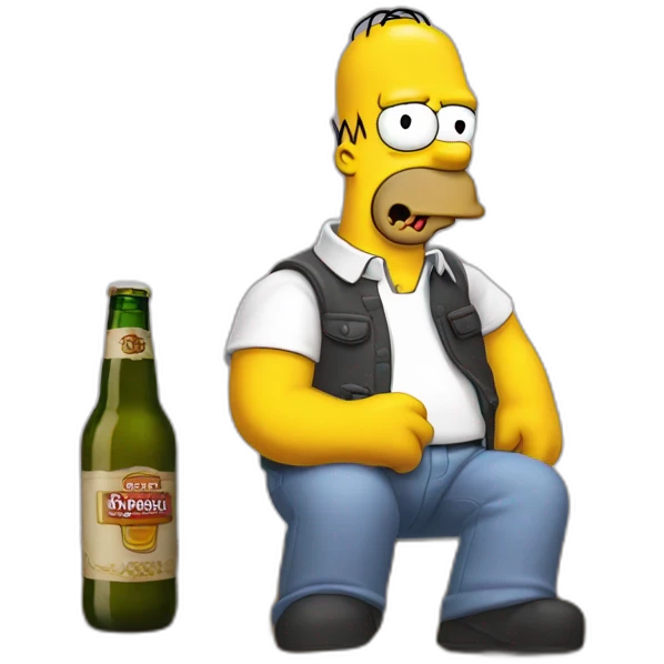 Homer simpsons biere emoji