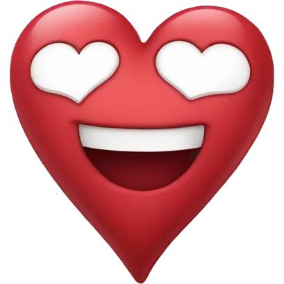 Hearts with smile emoji