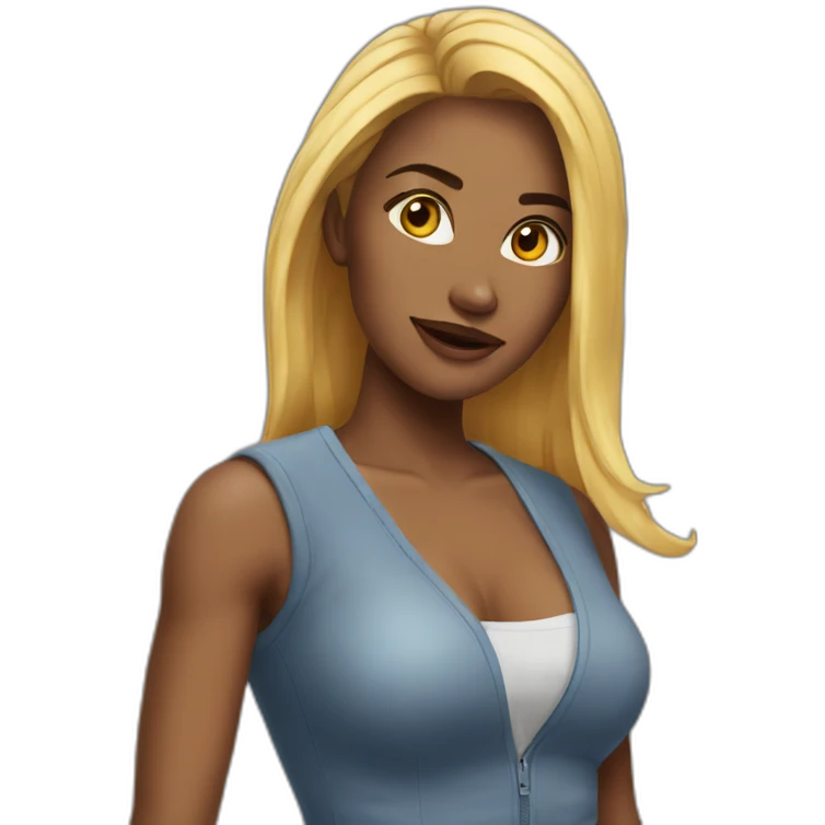 Hot girl emoji