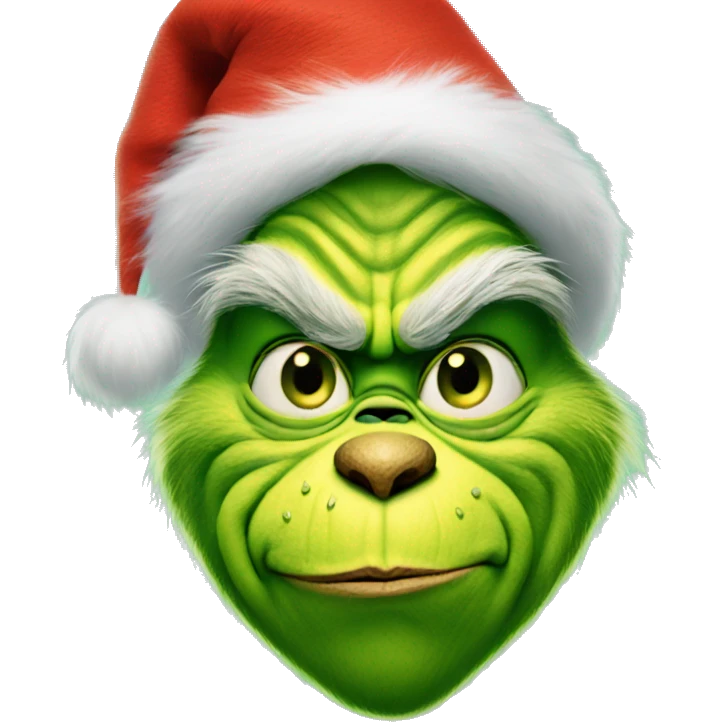 The grinch emoji