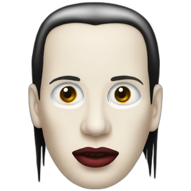 Marilyn Manson emoji