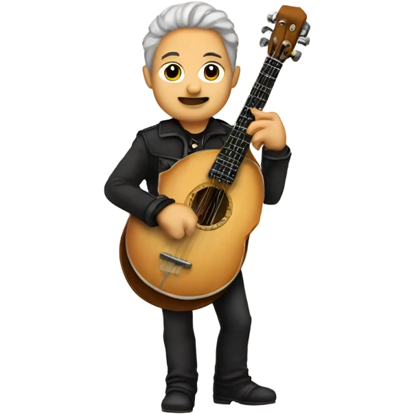 Vivaldi chibi standing banjo  emoji