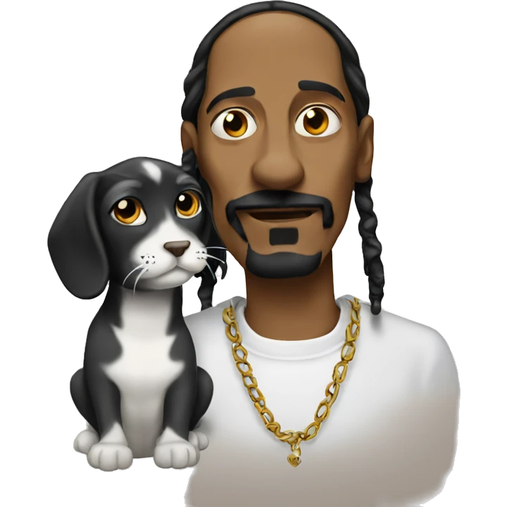 snoop dog with a cat  emoji