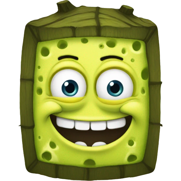 spongebob as shrek emoji