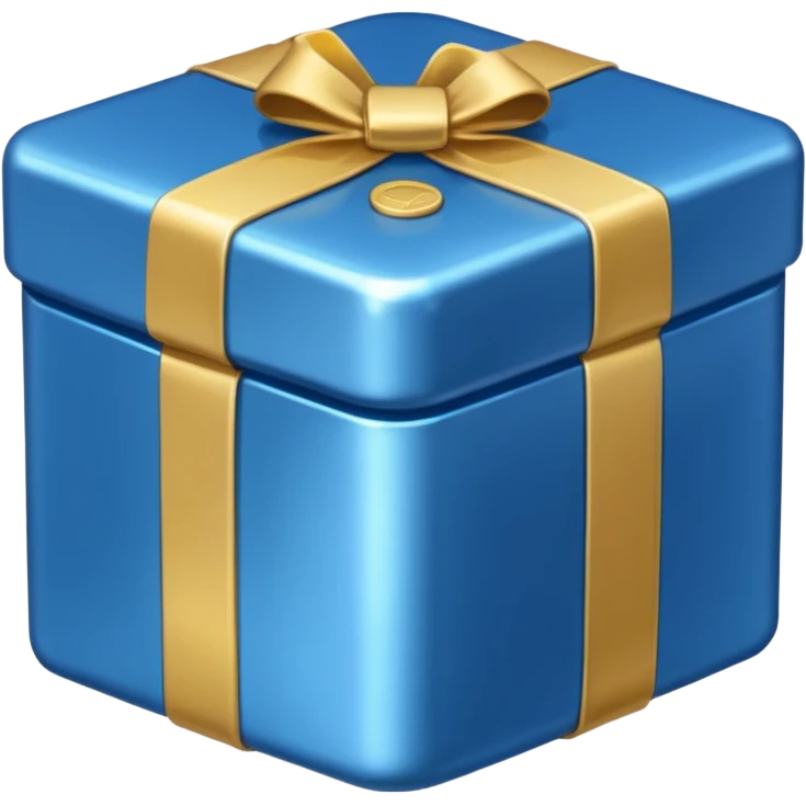 blue coins credit in a package emoji