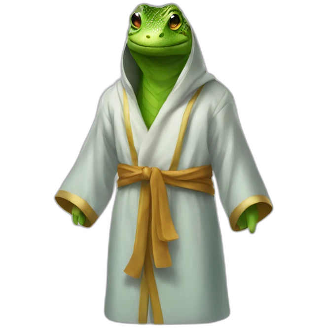 Lezard robe emoji