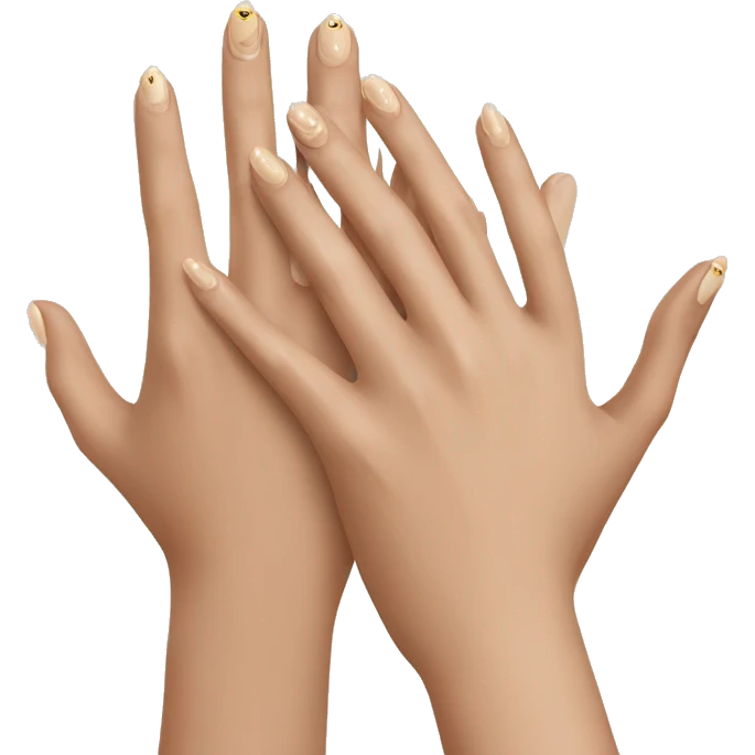 beige manicure emoji
