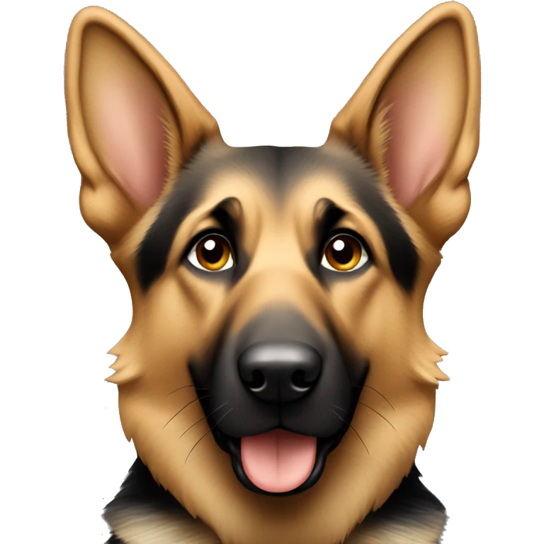 German shepherd light brown  emoji