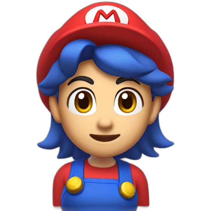 Mario-woman-version emoji