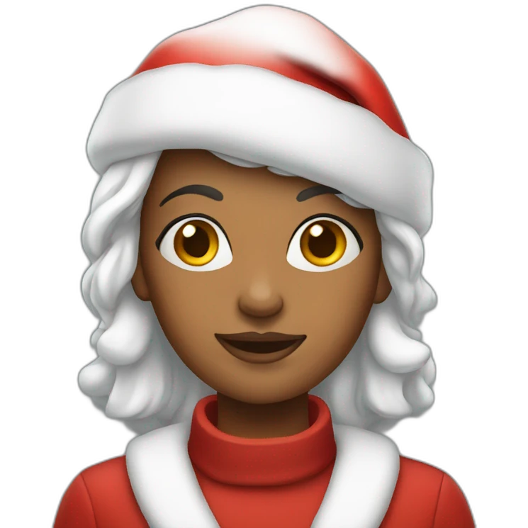 one female santa claus emoji