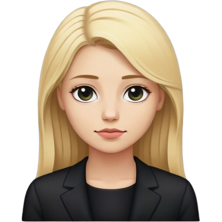 Blonde hot lady at funeral emoji