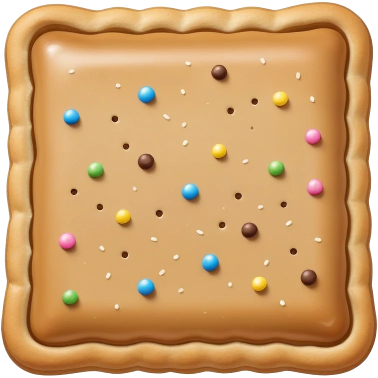 Brown sugar pop tart emoji