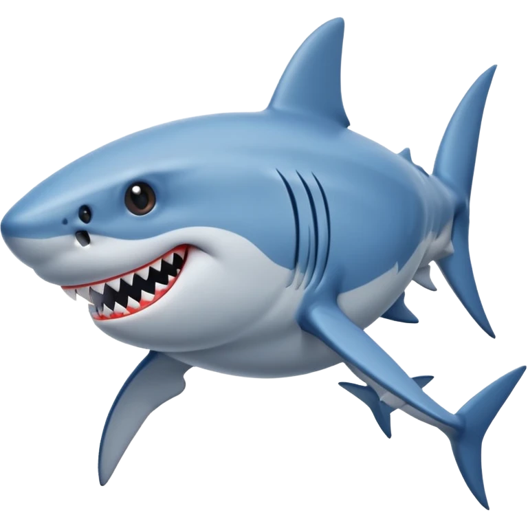 requin avec des nikes bleu emoji
