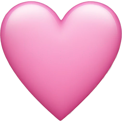 Iight pink heart  emoji