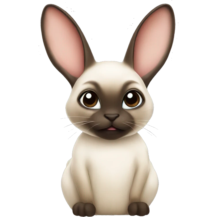Siamese bunny star wars  emoji