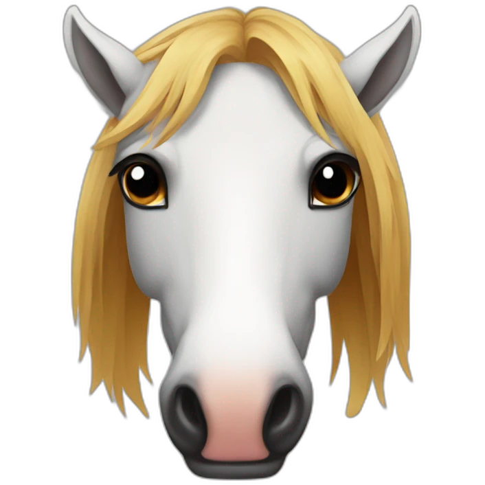 Upside down horse emoji