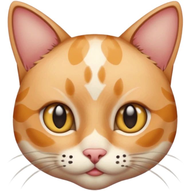 polka dots human body and cat face emoji