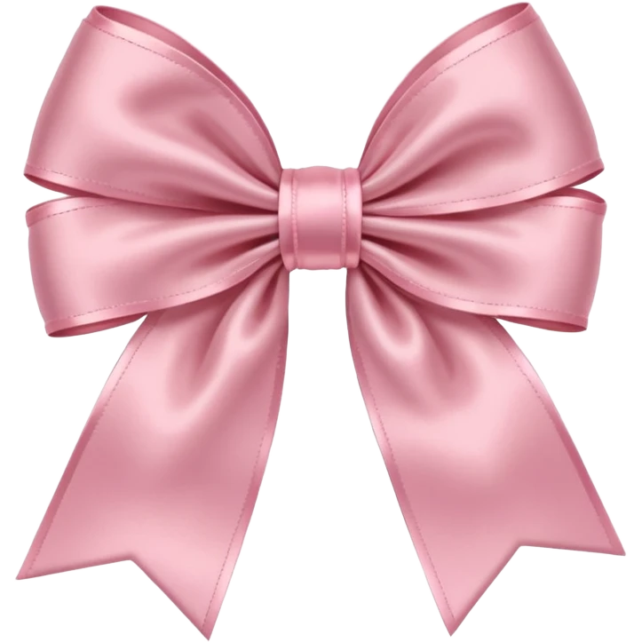 Cute light pink bow  emoji