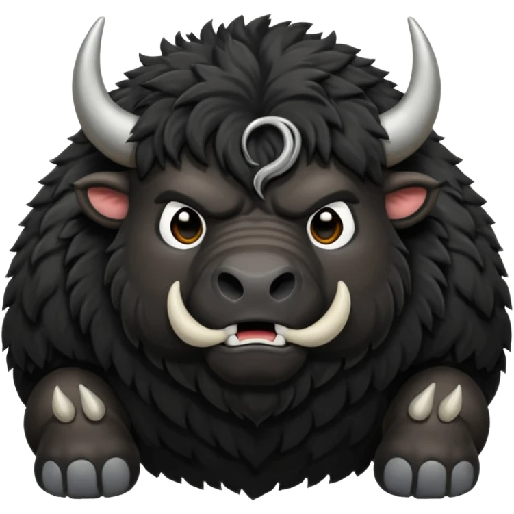 Black Bison emoji