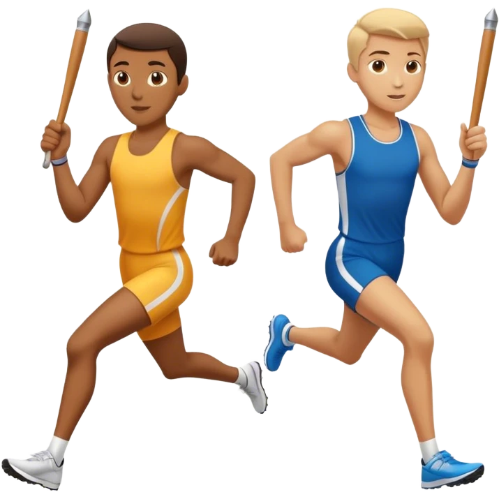 Olympic passing the baton  emoji