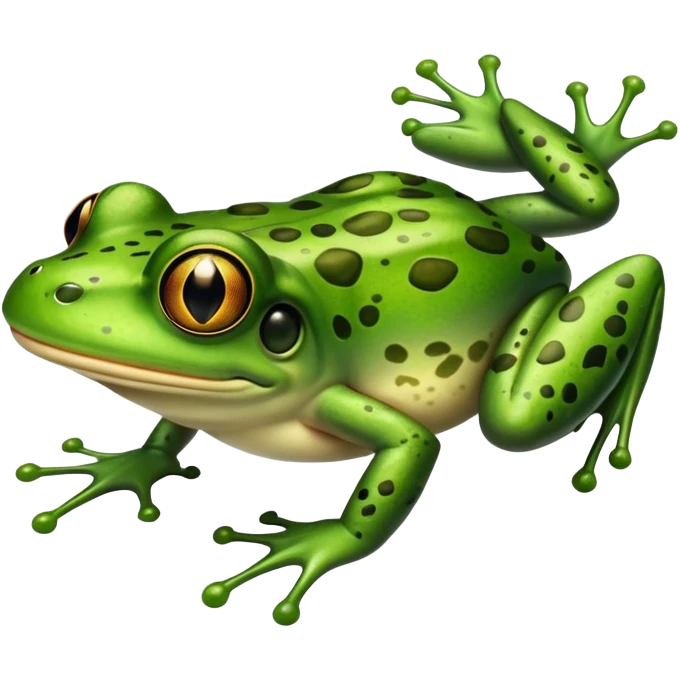 frog trying to catch a fly with tongue out and crossed eyes emoji