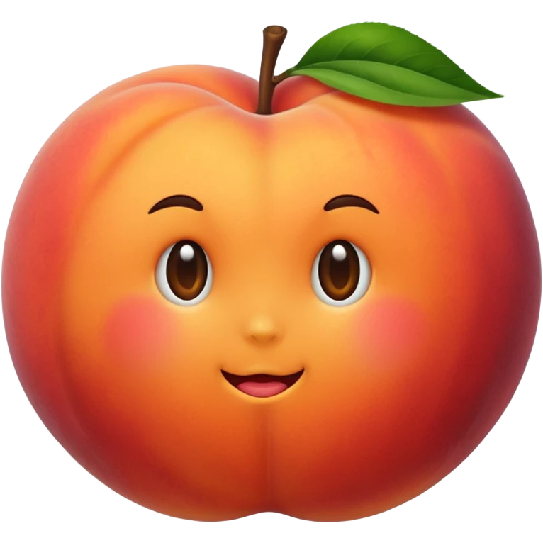 Peach emoji
