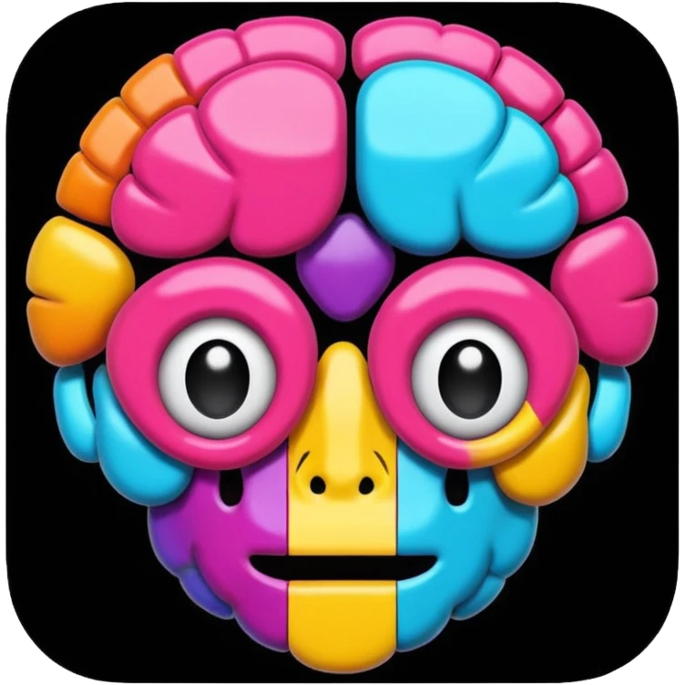 A 67 brainrot emoji