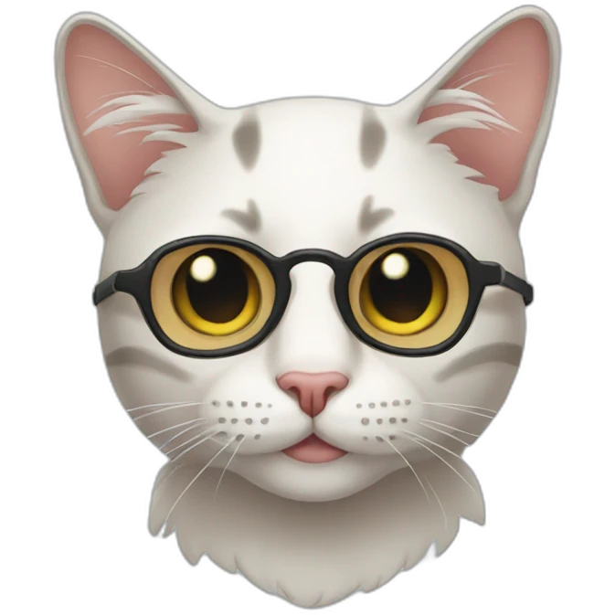 Blind cat emoji