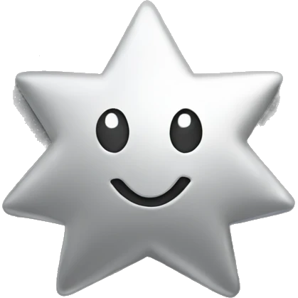 Stars silver emoji