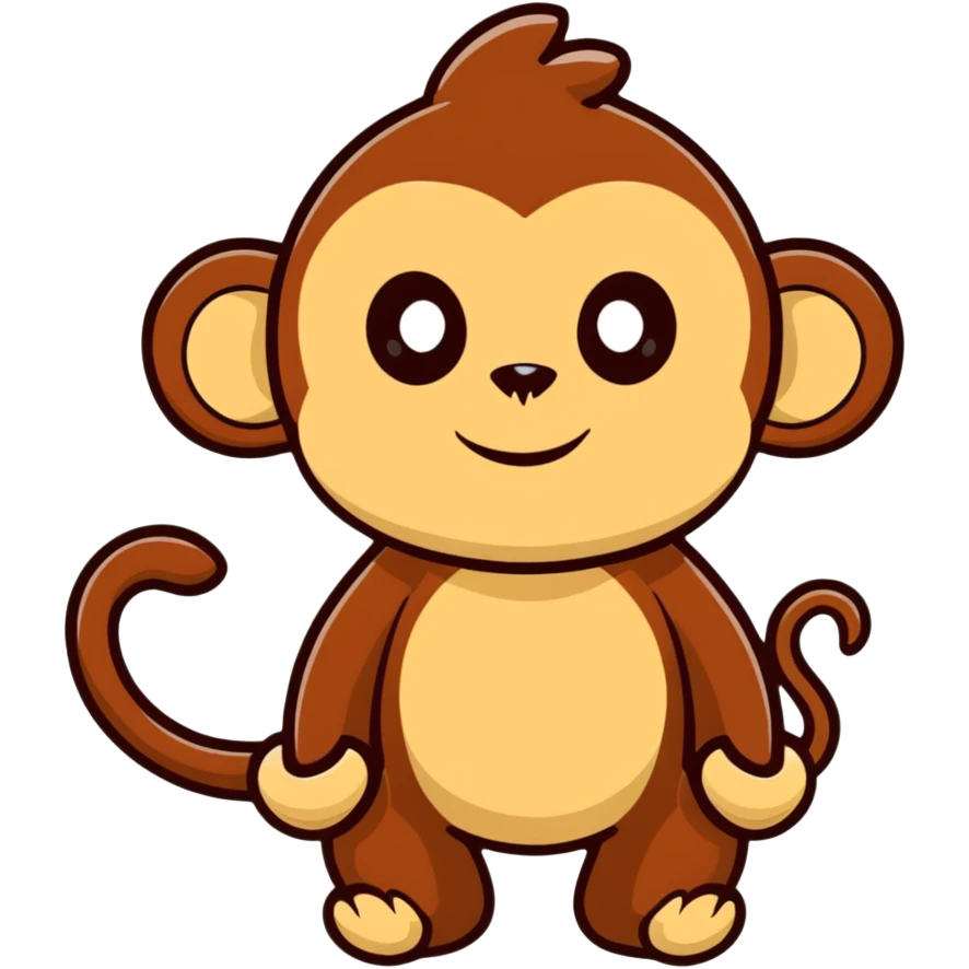 playful monkey emoji