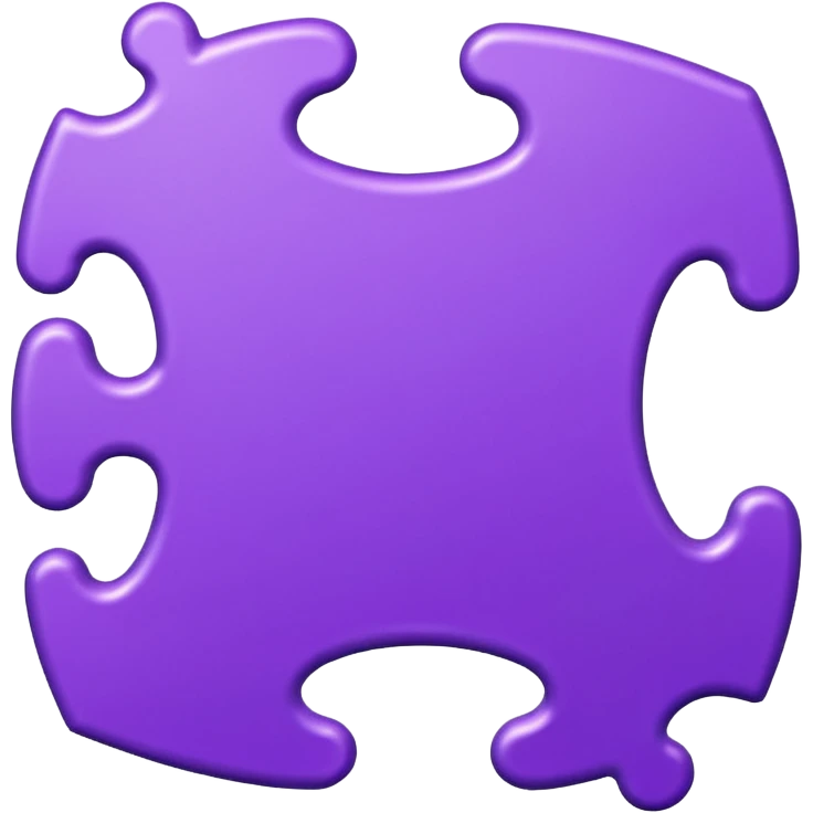 purple puzzel piece emoji
