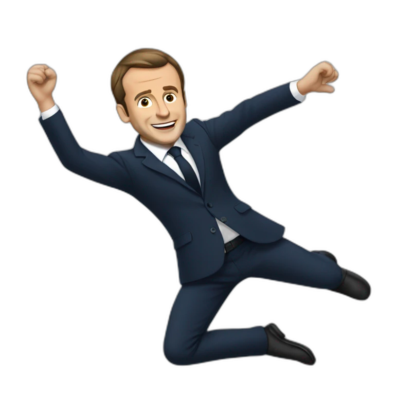 Macron qui danse emoji