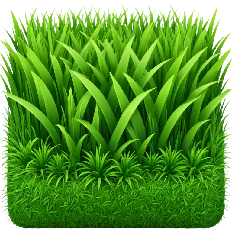 generate realistic grass in 3d style emoji