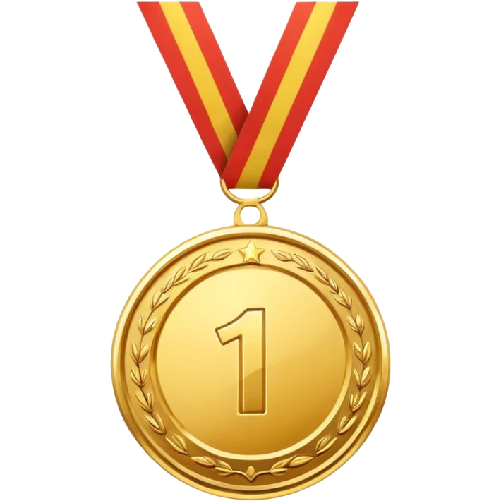 медаль за первое место emoji